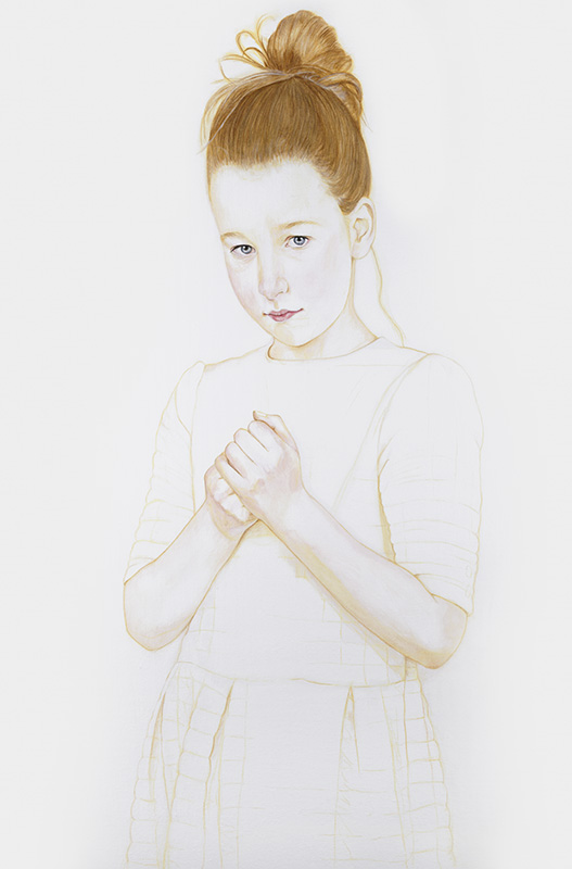 Leah 2015 - Marleen Maria ten Have – Amsterdam - Schilderijen, paintings, portretten, portraits